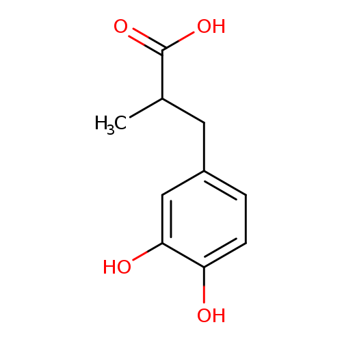 3-(3,4-dihydroxyphenyl)-2-methylpropanoic acid