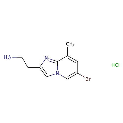 2-{6-bromo-8-methylimidazo[1,2-a]pyridin-2-yl}ethan-1-amine hydrochloride