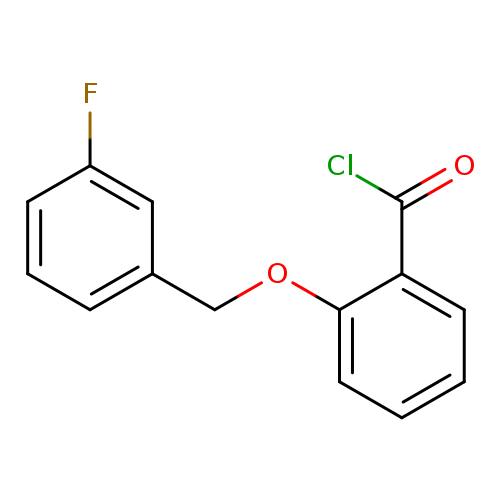 2-[(3-Fluorobenzyl)oxy]benzoyl chloride
