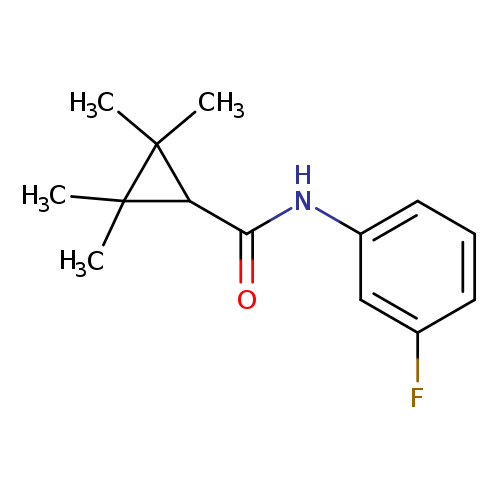 N-(3-fluorophenyl)-2,2,3,3-tetramethylcyclopropanecarboxamide