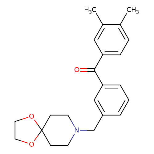 (3-(1,4-Dioxa-8-azaspiro[4.5]decan-8-ylmethyl)phenyl)(3,4-dimethylphenyl)methanone