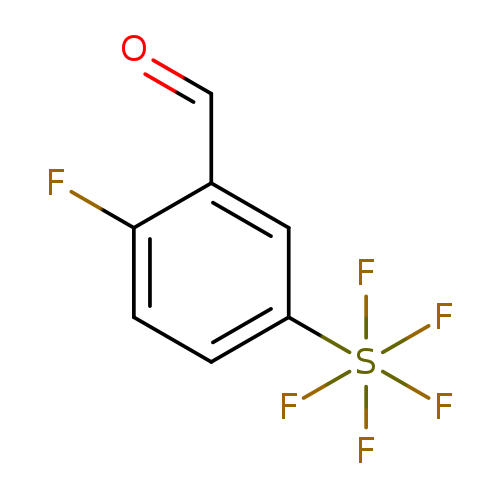 2-Fluoro-5-(pentafluorosulfur)benzaldehyde