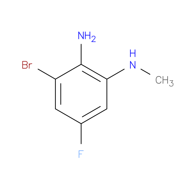 3-Bromo-5-fluoro-N1-methylbenzene-1,2-diamine