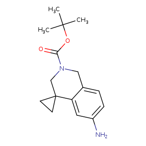 2’-Boc-2’,3’-dihydro-1’H-spiro[cyclopropane-1,4’-isoquinolin]-6’-amine