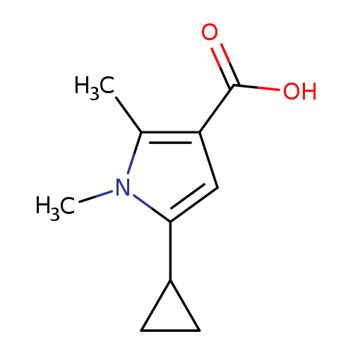 5-cyclopropyl-1,2-dimethyl-1H-pyrrole-3-carboxylic acid