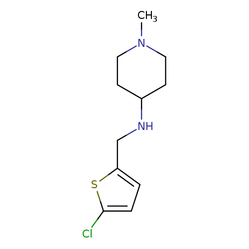 N-[(5-chlorothiophen-2-yl)methyl]-1-methylpiperidin-4-amine