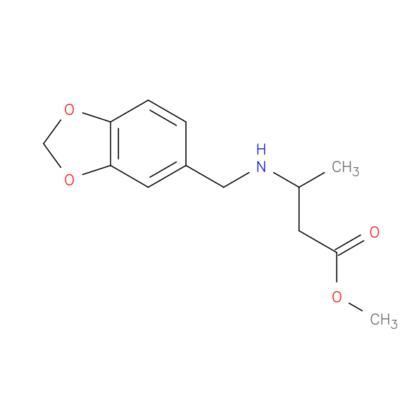 methyl 3-{[(2H-1,3-benzodioxol-5-yl)methyl]amino}butanoate