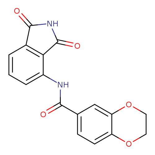N-(1,3-dioxo-2,3-dihydro-1H-isoindol-4-yl)-2,3-dihydro-1,4-benzodioxine-6-carboxamide