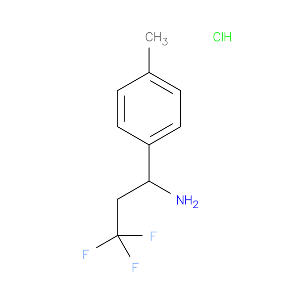 3,3,3-Trifluoro-1-(4-methylphenyl)propan-1-amine hydrochloride