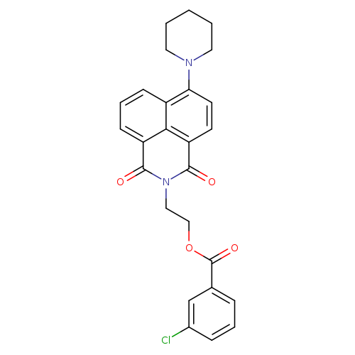 2-[2,4-dioxo-8-(piperidin-1-yl)-3-azatricyclo[7.3.1.0^{5,13}]trideca-1(13),5,7,9,11-pentaen-3-yl]ethyl 3-chlorobenzoate