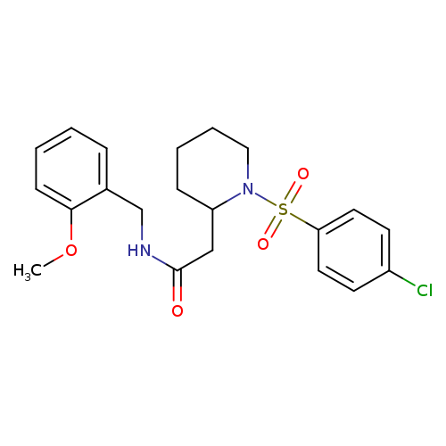 2-[1-(4-chlorobenzenesulfonyl)piperidin-2-yl]-N-[(2-methoxyphenyl)methyl]acetamide