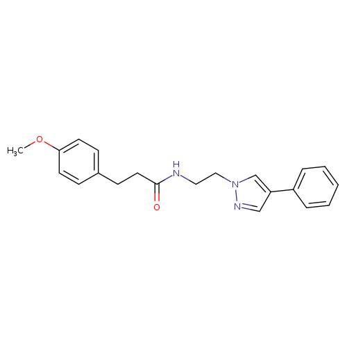 3-(4-methoxyphenyl)-N-[2-(4-phenyl-1H-pyrazol-1-yl)ethyl]propanamide
