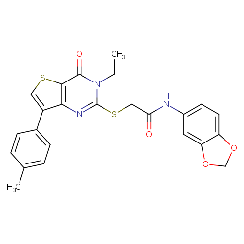 N-(2H-1,3-benzodioxol-5-yl)-2-{[3-ethyl-7-(4-methylphenyl)-4-oxo-3H,4H-thieno[3,2-d]pyrimidin-2-yl]sulfanyl}acetamide