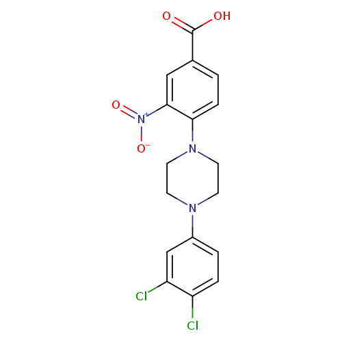 4-[4-(3,4-dichlorophenyl)piperazin-1-yl]-3-nitrobenzoic acid