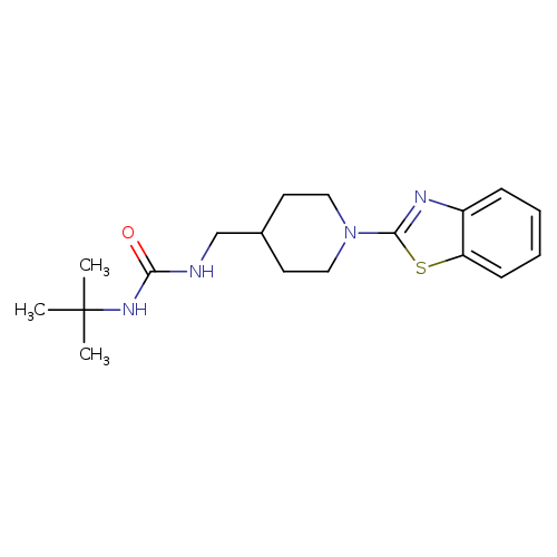 1-{[1-(1,3-benzothiazol-2-yl)piperidin-4-yl]methyl}-3-tert-butylurea