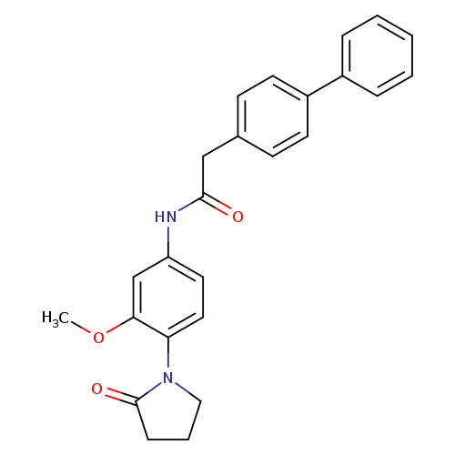 2-{[1,1'-biphenyl]-4-yl}-N-[3-methoxy-4-(2-oxopyrrolidin-1-yl)phenyl]acetamide