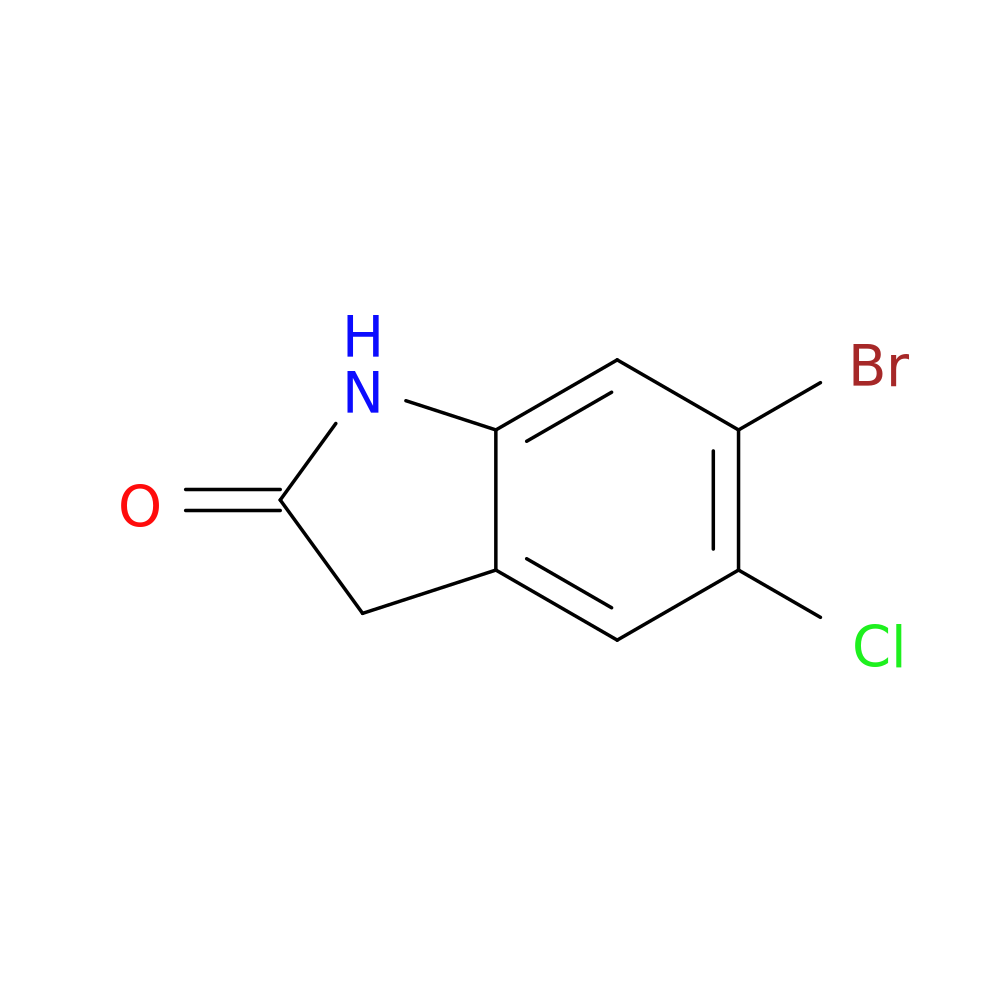 6-bromo-5-chloro-2,3-dihydro-1H-indol-2-one