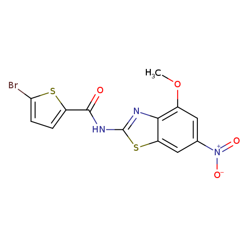 5-bromo-N-(4-methoxy-6-nitro-1,3-benzothiazol-2-yl)thiophene-2-carboxamide