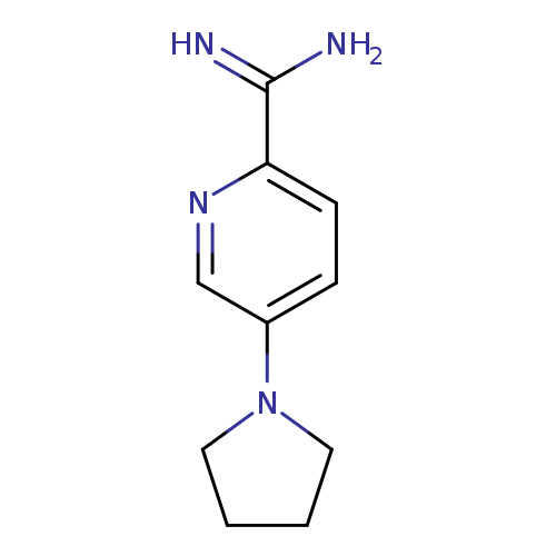 5-(pyrrolidin-1-yl)pyridine-2-carboximidamide