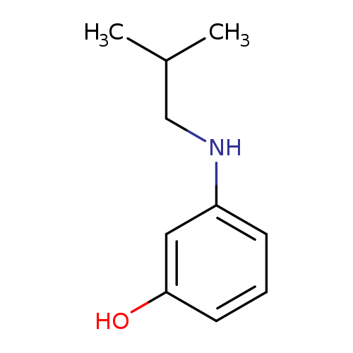 3-[(2-methylpropyl)amino]phenol