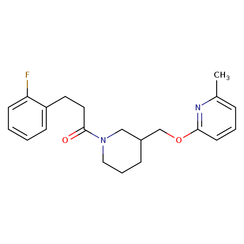 3-(2-fluorophenyl)-1-(3-{[(6-methylpyridin-2-yl)oxy]methyl}piperidin-1-yl)propan-1-one