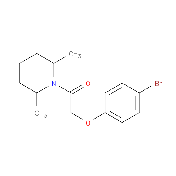 2-(4-bromophenoxy)-1-(2,6-dimethylpiperidin-1-yl)ethan-1-one