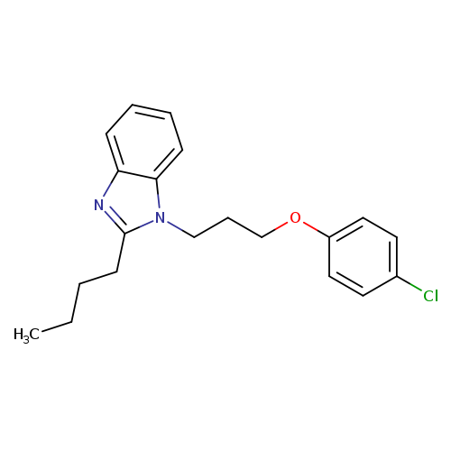 2-butyl-1-[3-(4-chlorophenoxy)propyl]-1H-1,3-benzodiazole