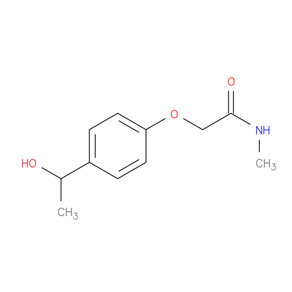 2-[4-(1-hydroxyethyl)phenoxy]-N-methylacetamide