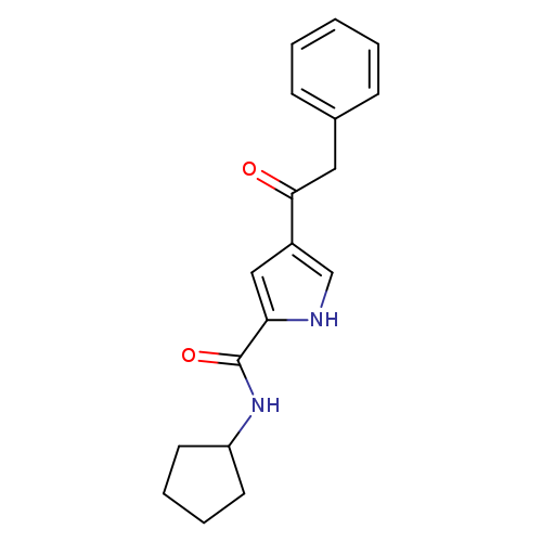 N-cyclopentyl-4-(2-phenylacetyl)-1H-pyrrole-2-carboxamide