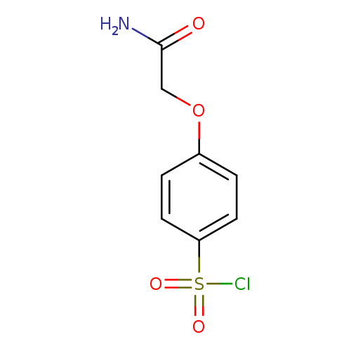 4-(2-Amino-2-oxoethoxy)benzene-1-sulfonyl chloride