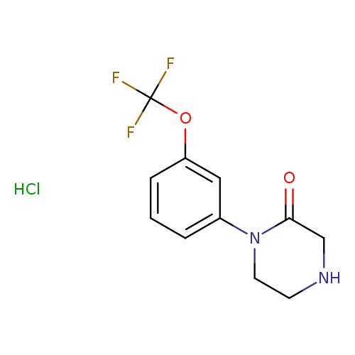 1-(3-(Trifluoromethoxy)phenyl) piperazin-2-one HCl