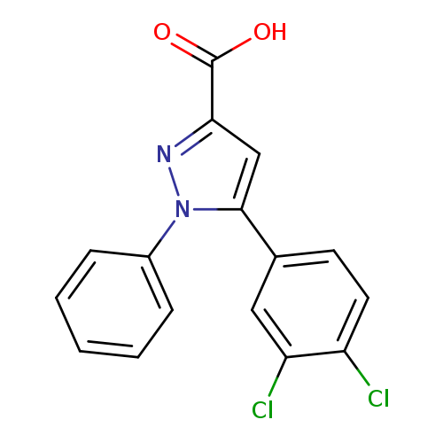 5-(3,4-dichlorophenyl)-1-phenyl-1H-pyrazole-3-carboxylic acid