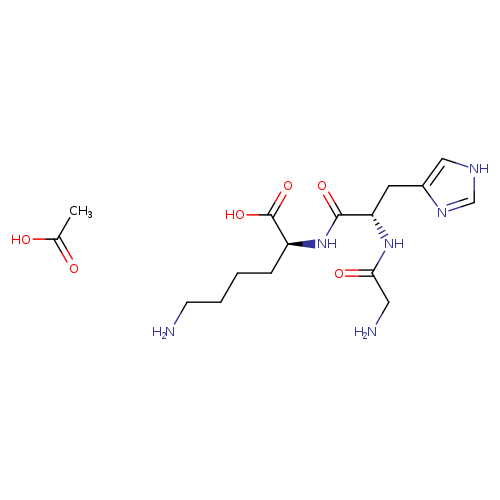(S)-6-Amino-2-((S)-2-(2-aminoacetamido)-3-(1H-imidazol-4-yl)propanamido)hexanoic acid compound with acetic acid (1:1)