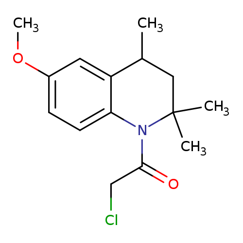2-Chloro-1-(6-methoxy-2,2,4-trimethyl-3,4-dihydro-2h-quinolin-1-yl)-ethanone