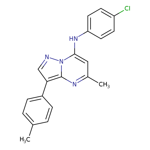N-(4-chlorophenyl)-5-methyl-3-(4-methylphenyl)pyrazolo[1,5-a]pyrimidin-7-amine