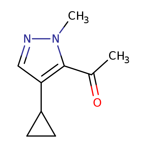 1-(4-cyclopropyl-1-methyl-1H-pyrazol-5-yl)ethan-1-one