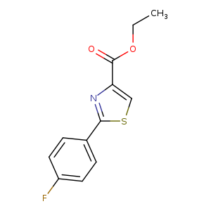 4-Thiazolecarboxylic acid, 2-(4-fluorophenyl)-, ethyl ester