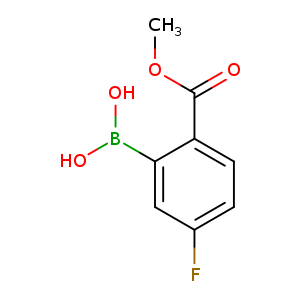 2-Methoxycarbonyl-5-fluorophenylboronic acid
