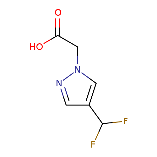 2-[4-(difluoromethyl)-1H-pyrazol-1-yl]acetic acid