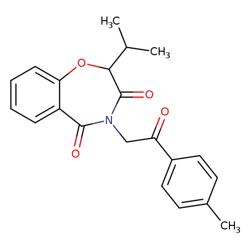 4-[2-(4-methylphenyl)-2-oxoethyl]-2-(propan-2-yl)-2,3,4,5-tetrahydro-1,4-benzoxazepine-3,5-dione