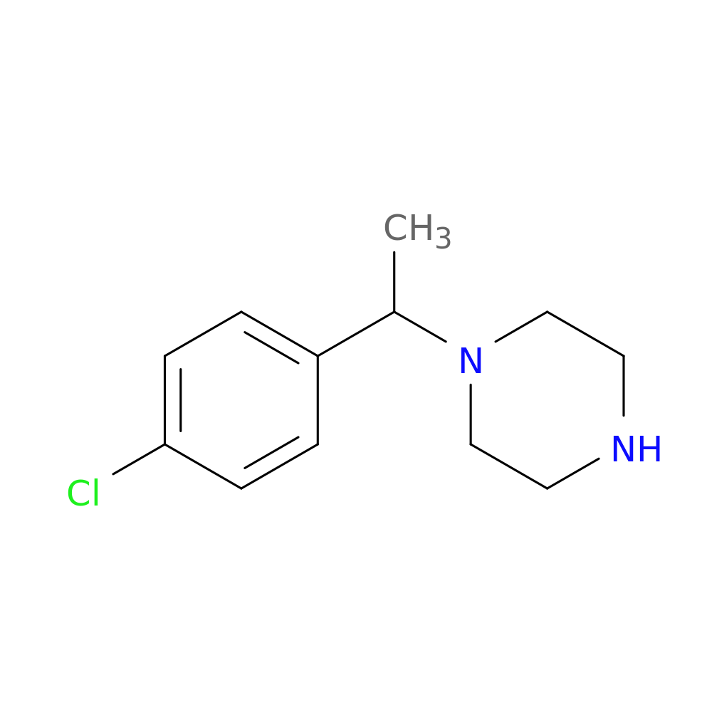 1-(1-(4-Chlorophenyl)ethyl)piperazine
