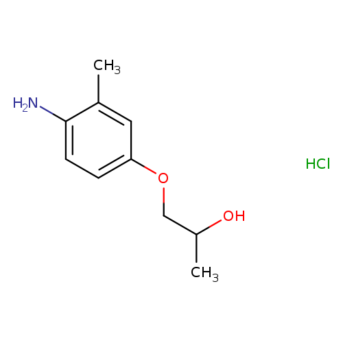 1-(4-amino-3-methylphenoxy)propan-2-olhydrochloride