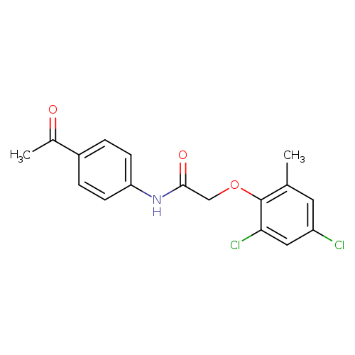 N-(4-acetylphenyl)-2-(2,4-dichloro-6-methylphenoxy)acetamide