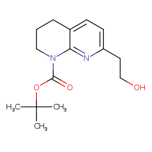 1,8-Naphthyridine-1(2H)-carboxylic acid,3,4-dihydro-7-(2-hydroxyethyl)-, 1,1-dimethylethyl ester