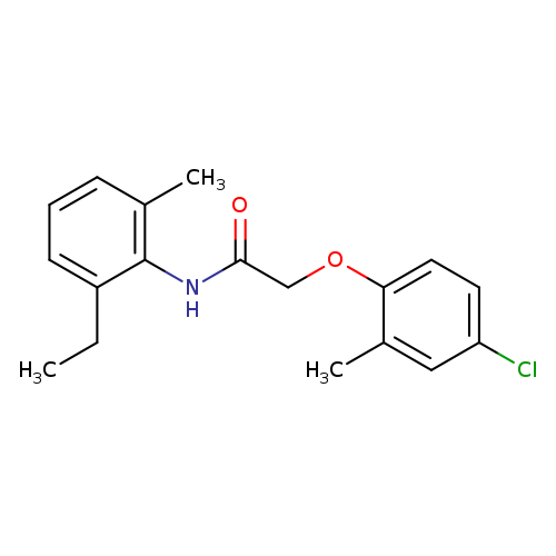 2-(4-chloro-2-methylphenoxy)-N-(2-ethyl-6-methylphenyl)acetamide
