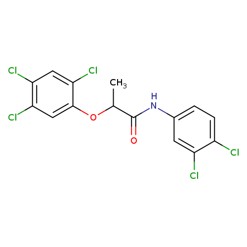 N-(3,4-dichlorophenyl)-2-(2,4,5-trichlorophenoxy)propanamide