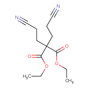 Propanedioic acid, 2,2-bis(2-cyanoethyl)-, 1,3-diethyl ester