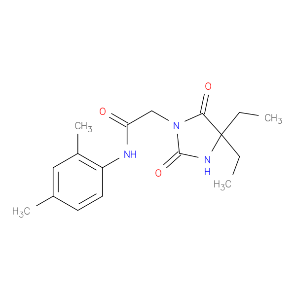 2-(4,4-diethyl-2,5-dioxoimidazolidin-1-yl)-N-(2,4-dimethylphenyl)acetamide