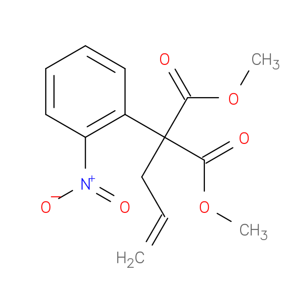 1,3-dimethyl 2-(2-nitrophenyl)-2-(prop-2-en-1-yl)propanedioate