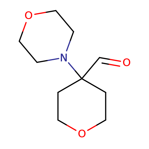 4-(morpholin-4-yl)oxane-4-carbaldehyde